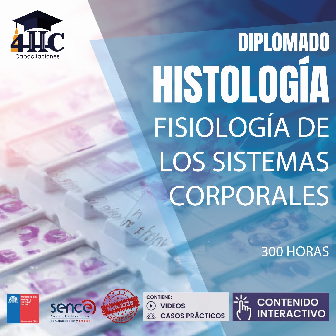 Diplomado Histología: Fisiología de los Sistemas Corporales 300 hrs